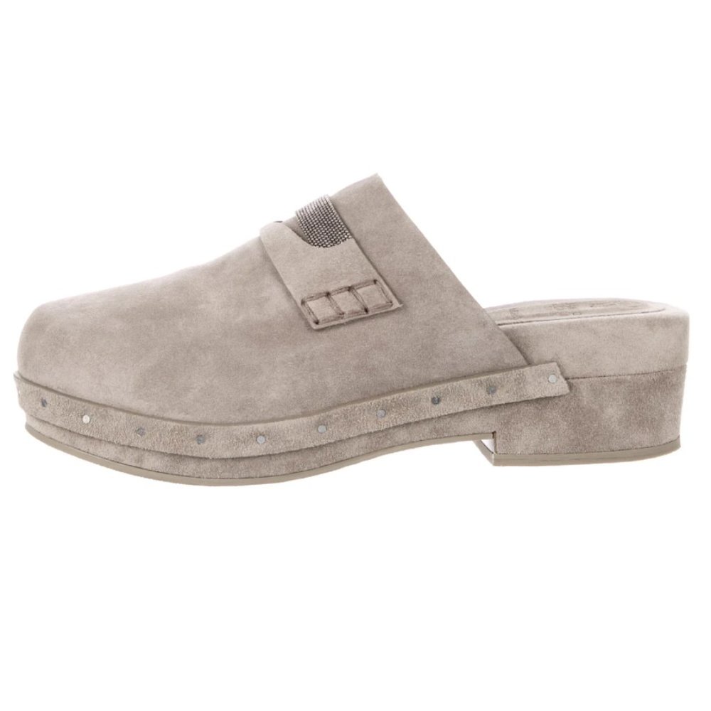 BRUNELLO CUCINELLI Monili Suede Mules